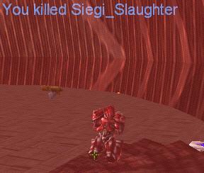 Siegi_Slaughter on his knees where he belongs.